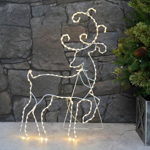Led reindeer silhouette - reindeer,