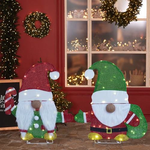 Set lighted gnome - 2d, 2