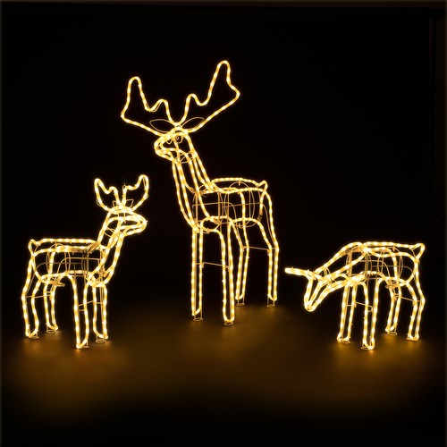 Reindeer rope light outdoor - reindeer,