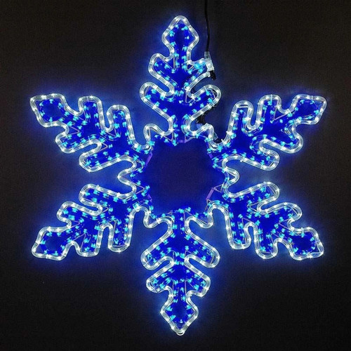 Christmas snowflake rope light - christmas,