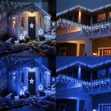CHRISTMAS LED WHITE SNOWING