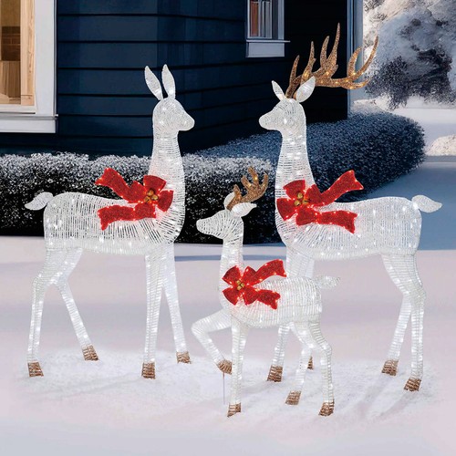 6ft led deer - led, family