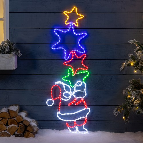 Santa rope light - santa,