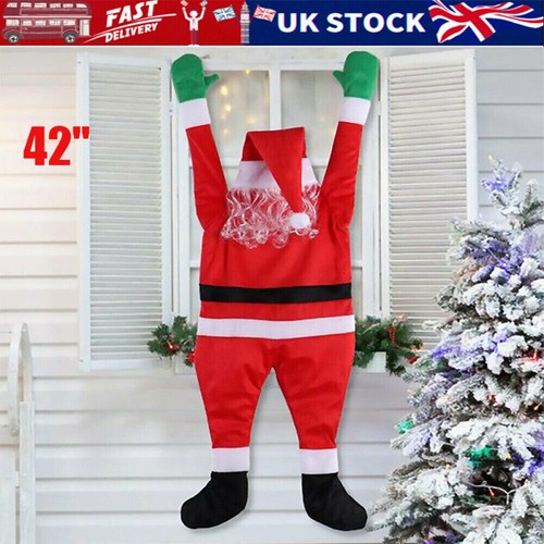 Climbing hanging santa claus - climbing,