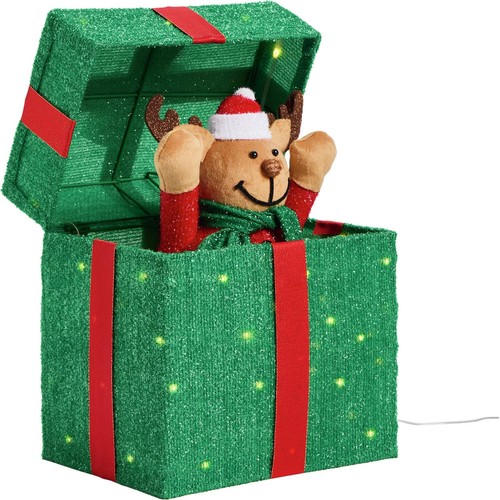 Animated light reindeer - up,