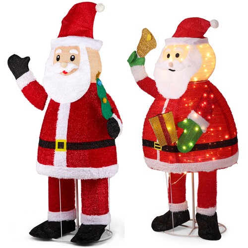 6ft lighted santa christmas - 6ft,